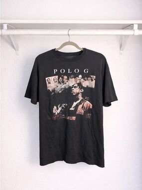 Polo G Graphic T Shirt Men’s Large Black Faded Crew Neck Short Sleeve HipHop Rap